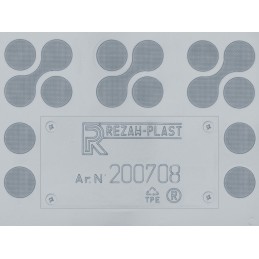 BMW X3 E83 2003-2010 Guminiai kilimėliai REZAW PILKI 200708/S