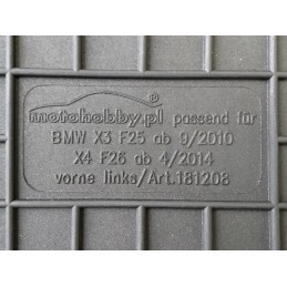 BMW X3 F25 2011-2017 Guminiai kilimėliai MOTOHOBBY 181208