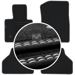 BMW X3 F25 2011-2017 Veliūriniai grindų kilimėliai MAX-DYWANIK