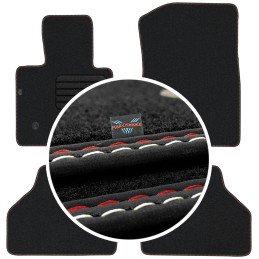 BMW X3 F25 2011-2017 Veliūriniai grindų kilimėliai MAX-DYWANIK