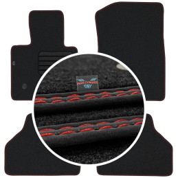 BMW X3 F25 2011-2017 Veliūriniai grindų kilimėliai MAX-DYWANIK