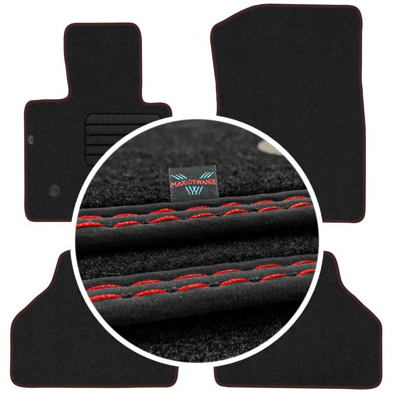 BMW X3 F25 2011-2017 Veliūriniai grindų kilimėliai MAX-DYWANIK