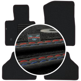 BMW X3 F25 2011-2017 Veliūriniai grindų kilimėliai MAX-DYWANIK