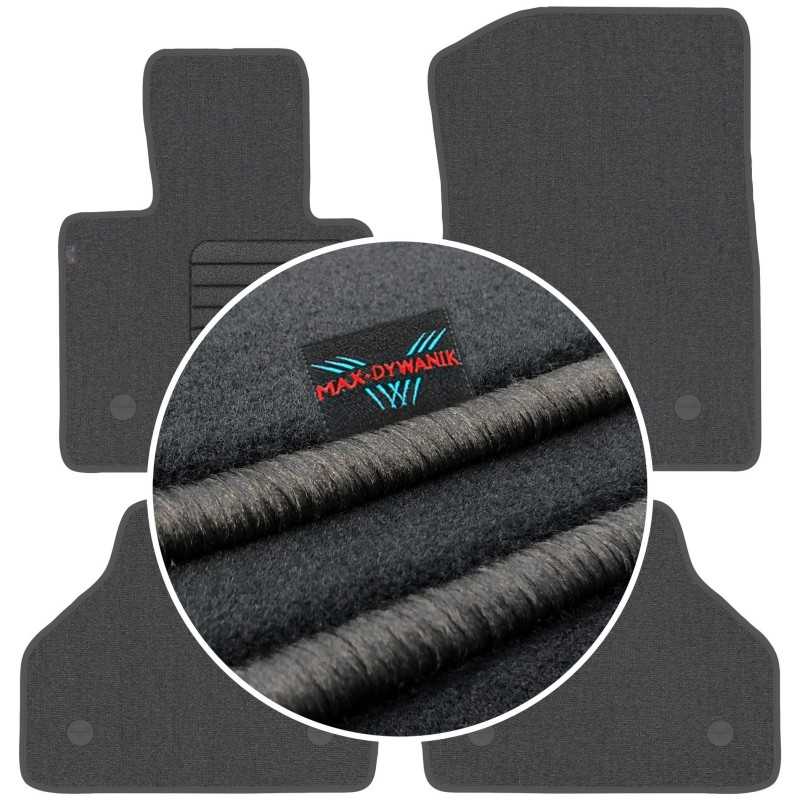 BMW X3 F25 2011-2017 Veliūriniai grindų kilimėliai MAX-DYWANIK