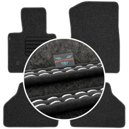 BMW X3 F25 2011-2017 Veliūriniai grindų kilimėliai MAX-DYWANIK