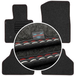 BMW X3 F25 2011-2017 Veliūriniai grindų kilimėliai MAX-DYWANIK