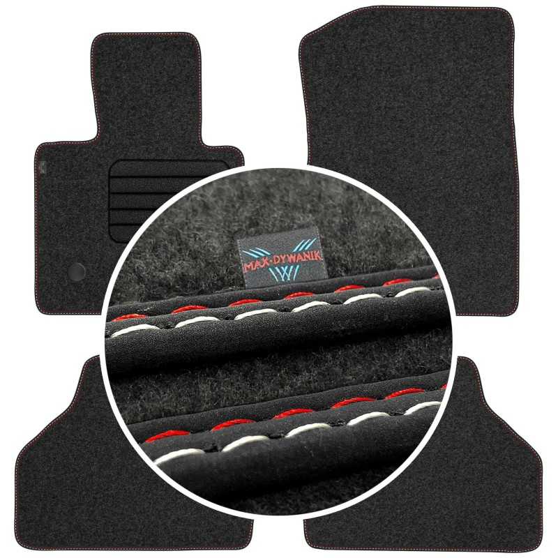BMW X3 F25 2011-2017 Veliūriniai grindų kilimėliai MAX-DYWANIK