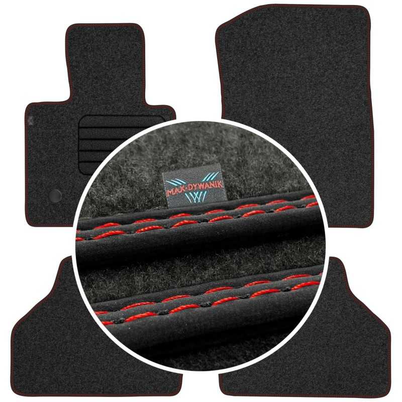 BMW X3 F25 2011-2017 Veliūriniai grindų kilimėliai MAX-DYWANIK