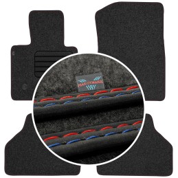 BMW X3 F25 2011-2017 Veliūriniai grindų kilimėliai MAX-DYWANIK