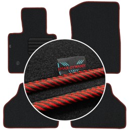 BMW X3 F25 2011-2017 Veliūriniai grindų kilimėliai MAX-DYWANIK