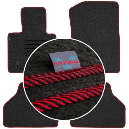 BMW X3 F25 2011-2017 Veliūriniai grindų kilimėliai MAX-DYWANIK