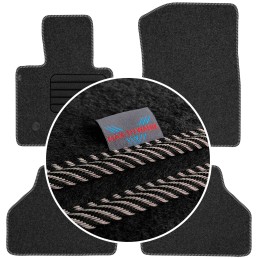 BMW X3 F25 2011-2017 Veliūriniai grindų kilimėliai MAX-DYWANIK