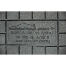 BMW X3 G01 2017- Guminiai kilimėliai MOTOHOBBY 210203