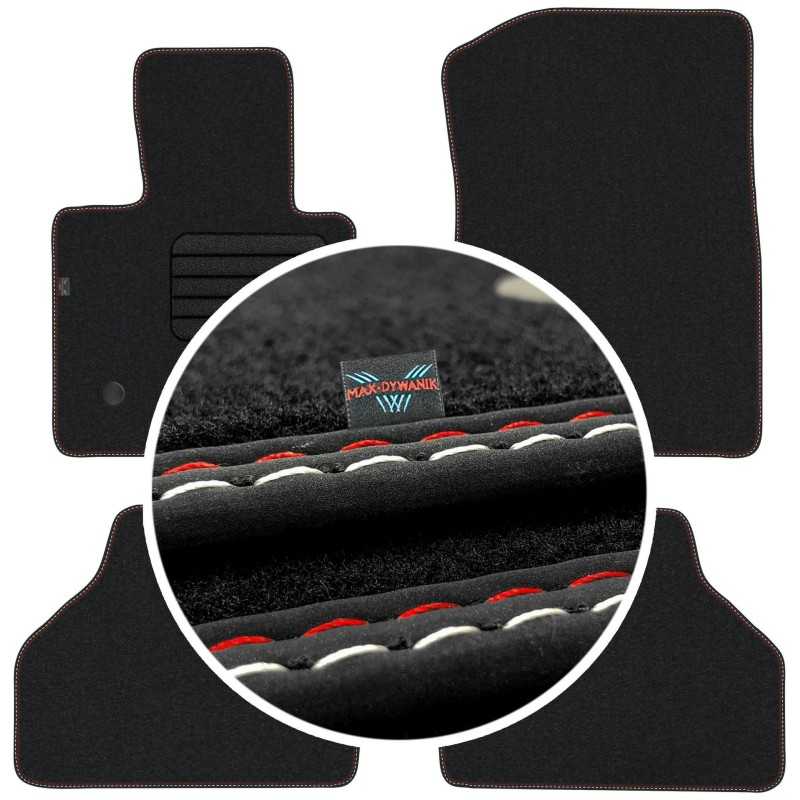 BMW X4 F26 2014-2018 Veliūriniai kilimėliai MAX-DYWANIK
