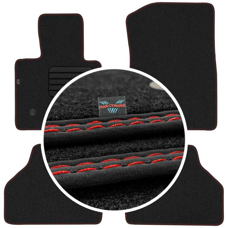 BMW X4 F26 2014-2018 Veliūriniai kilimėliai MAX-DYWANIK
