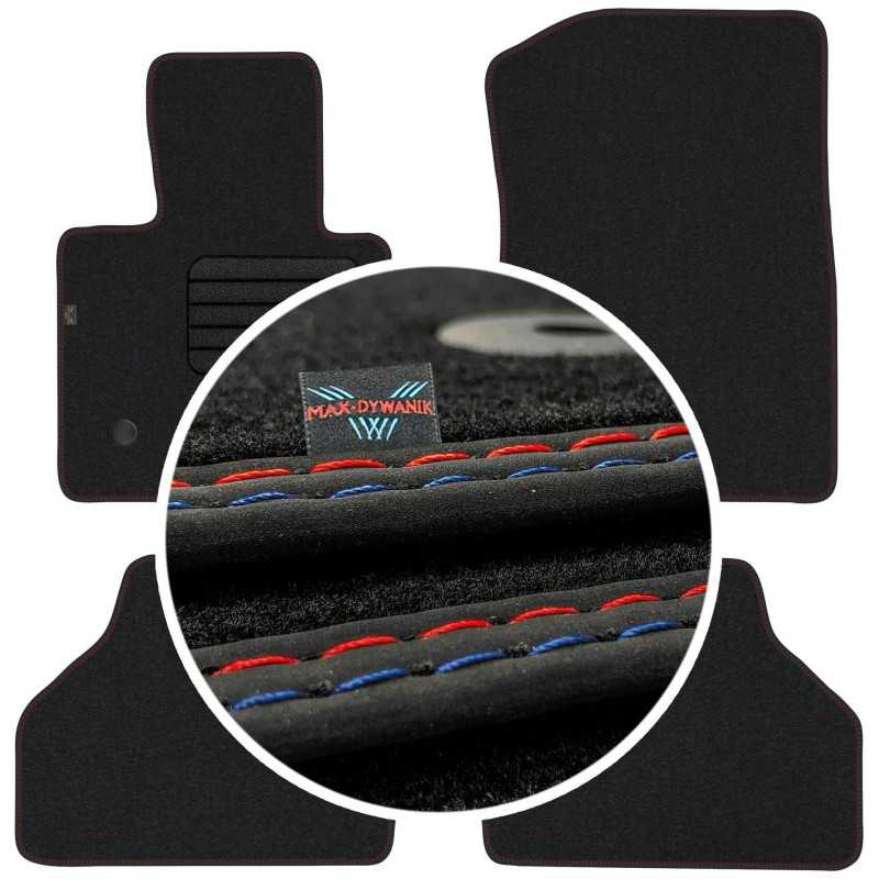 BMW X4 F26 2014-2018 Veliūriniai kilimėliai MAX-DYWANIK