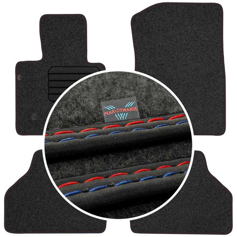 BMW X4 F26 2014-2018 Veliūriniai kilimėliai MAX-DYWANIK