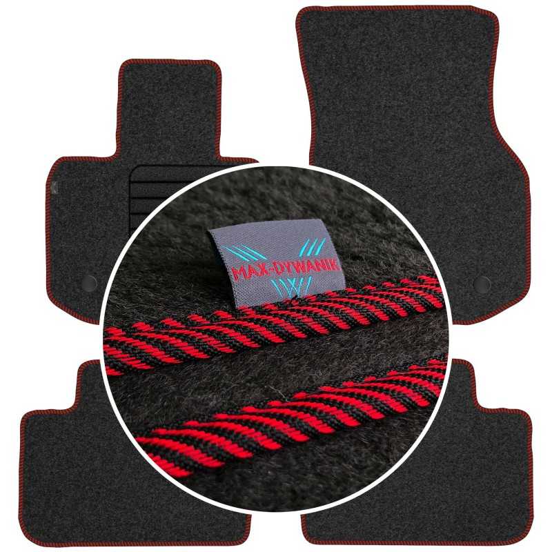 BMW X4 G02 2018- MAX-DYWANIK veliūriniai kilimėliai