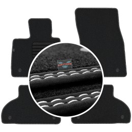 BMW X5 F15 2013-2018 Veliūriniai grindų kilimėliai MAX-DYWANIK