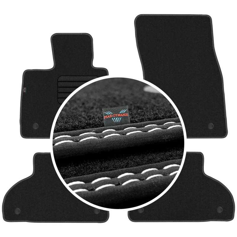 BMW X5 F15 2013-2018 Veliūriniai grindų kilimėliai MAX-DYWANIK