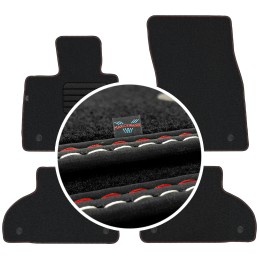 BMW X5 F15 2013-2018 Veliūriniai grindų kilimėliai MAX-DYWANIK