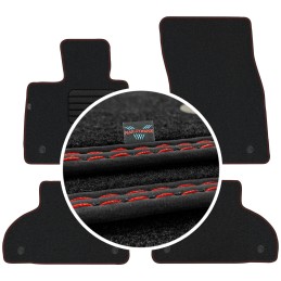 BMW X5 F15 2013-2018 Veliūriniai grindų kilimėliai MAX-DYWANIK