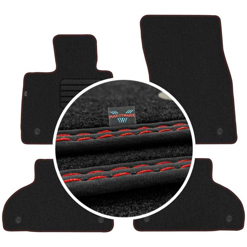 BMW X5 F15 2013-2018 Veliūriniai grindų kilimėliai MAX-DYWANIK