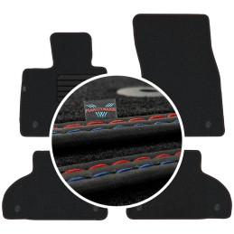 BMW X5 F15 2013-2018 Veliūriniai grindų kilimėliai MAX-DYWANIK