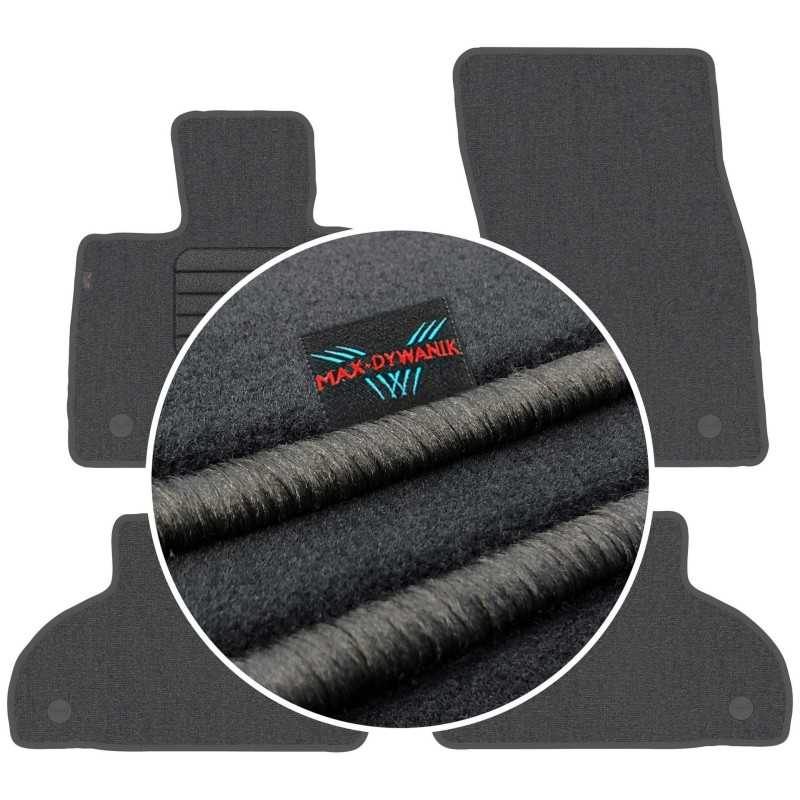 BMW X5 F15 2013-2018 Veliūriniai grindų kilimėliai MAX-DYWANIK