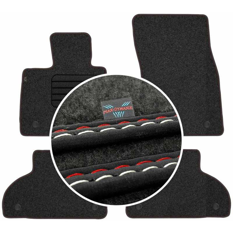 BMW X5 F15 2013-2018 Veliūriniai grindų kilimėliai MAX-DYWANIK