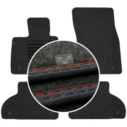 BMW X5 F15 2013-2018 Veliūriniai grindų kilimėliai MAX-DYWANIK