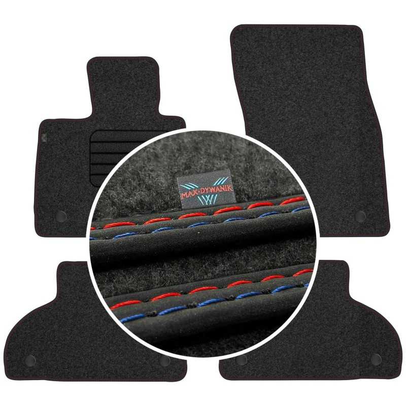 BMW X5 F15 2013-2018 Veliūriniai grindų kilimėliai MAX-DYWANIK