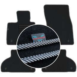 BMW X5 F15 2013-2018 Veliūriniai grindų kilimėliai MAX-DYWANIK