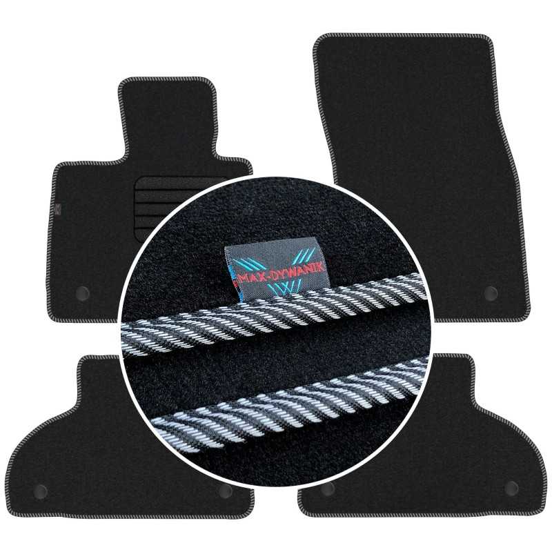 BMW X5 F15 2013-2018 Veliūriniai grindų kilimėliai MAX-DYWANIK