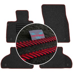 BMW X5 F15 2013-2018 Veliūriniai grindų kilimėliai MAX-DYWANIK