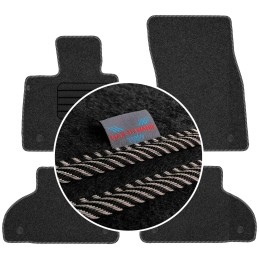 BMW X5 F15 2013-2018 Veliūriniai grindų kilimėliai MAX-DYWANIK