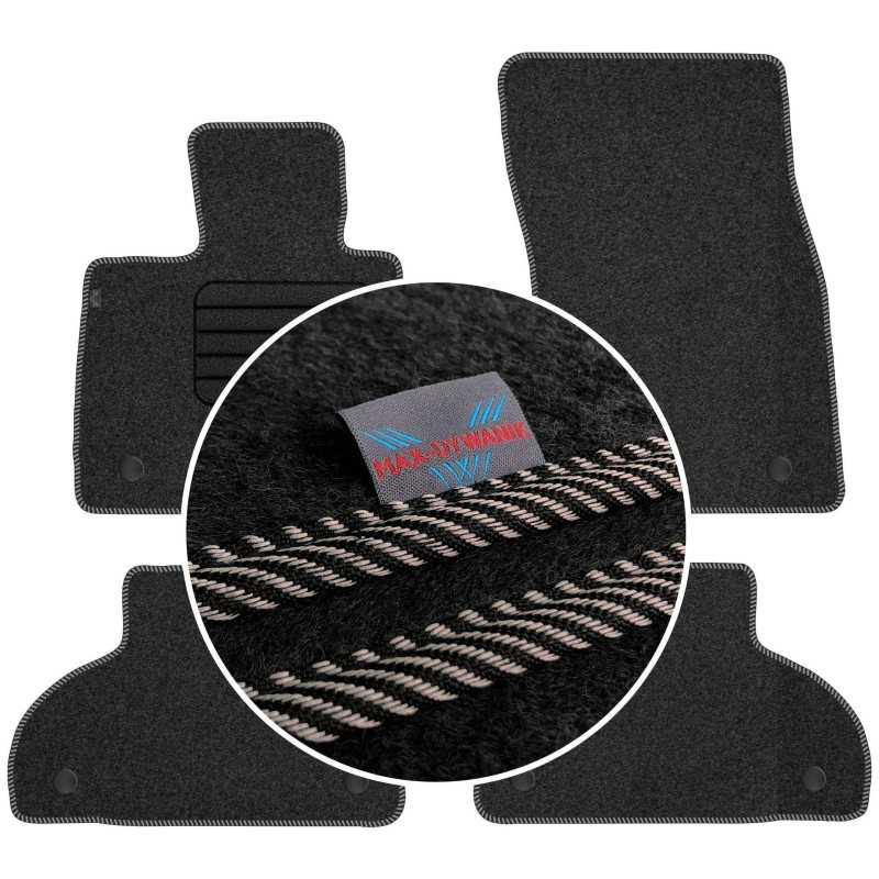 BMW X5 F15 2013-2018 Veliūriniai grindų kilimėliai MAX-DYWANIK