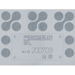 BMW X6 E71 2008-2014 Guminiai kilimėliai REZAW GREY 200709/S