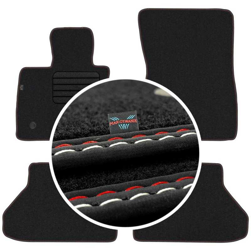 BMW X6 E71 2008-2014 Veliūriniai kilimėliai MAX-MAT