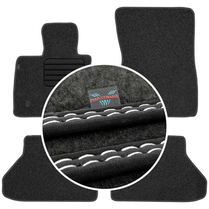 BMW X6 E71 2008-2014 Veliūriniai kilimėliai MAX-MAT