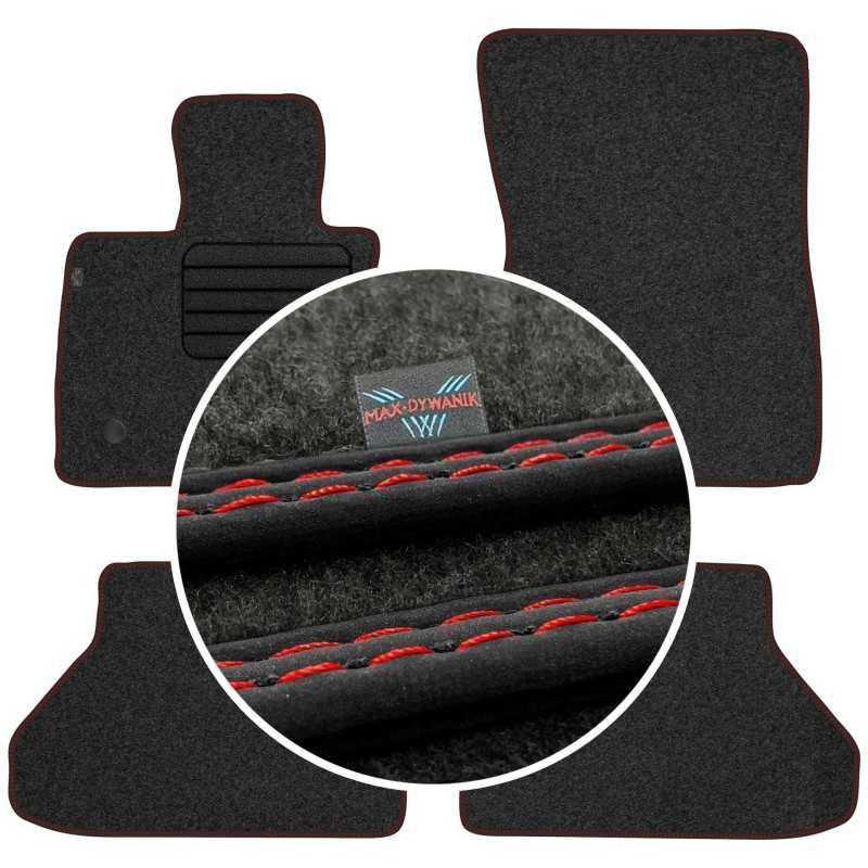 BMW X6 E71 2008-2014 Veliūriniai kilimėliai MAX-MAT