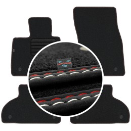 BMW X6 F16 2014-2019 Veliūriniai kilimėliai MAX-DYWANIK