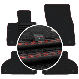 BMW X6 F16 2014-2019 Veliūriniai kilimėliai MAX-DYWANIK