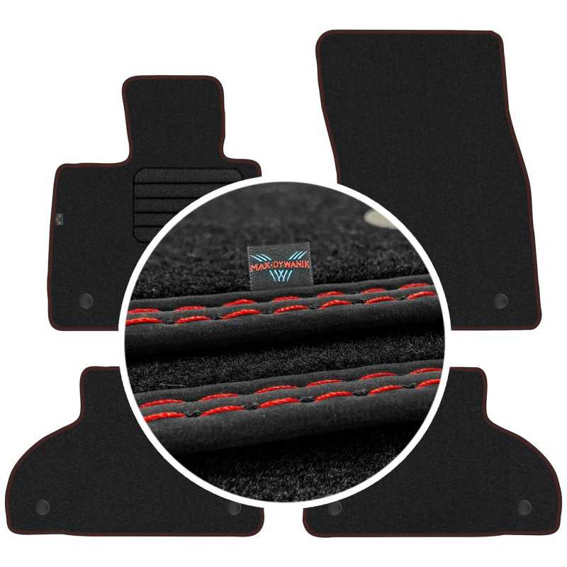 BMW X6 F16 2014-2019 Veliūriniai kilimėliai MAX-DYWANIK