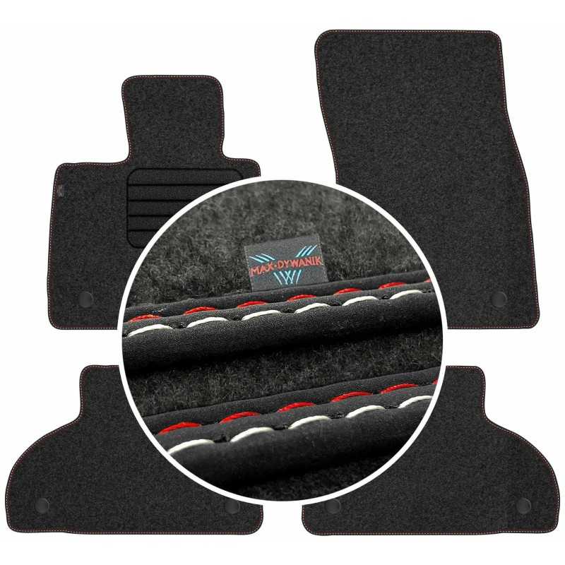 BMW X6 F16 2014-2019 Veliūriniai kilimėliai MAX-DYWANIK