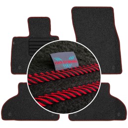 BMW X6 F16 2014-2019 Veliūriniai kilimėliai MAX-DYWANIK