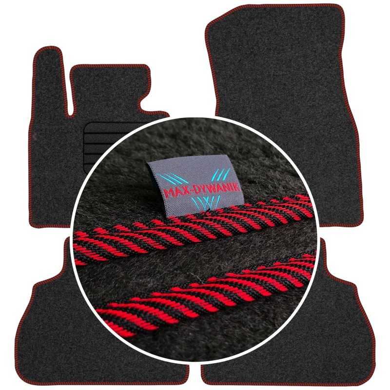 BMW X7 G07 2018- Veliūriniai grindų kilimėliai MAX-DYWANIK