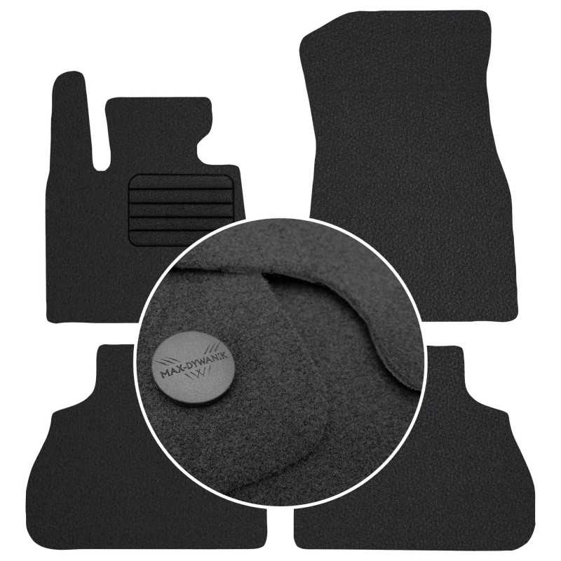 BMW X7 G07 2018- Veliūriniai grindų kilimėliai MAX-DYWANIK