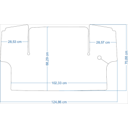 Case IH 956 XL 1985-1992 traktoriaus kilimėliai 48411