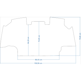 Case Magnum 260 2011-2014 traktoriaus kilimėliai 48214